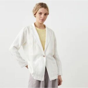HARVE BERNARD | linen blazer | size large